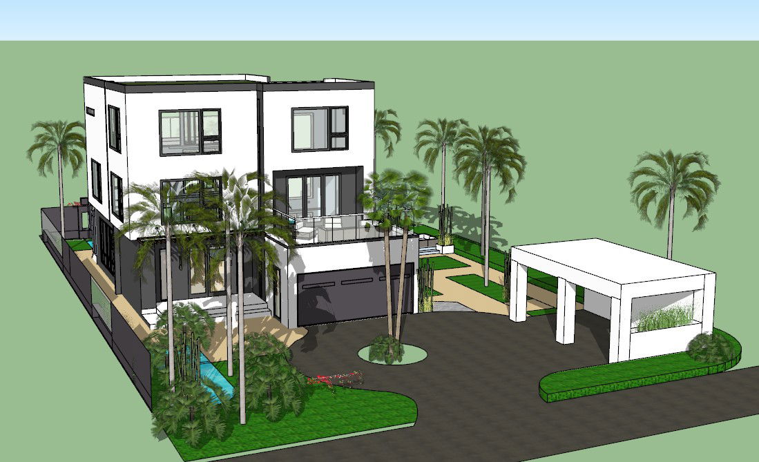 3d Modern House design