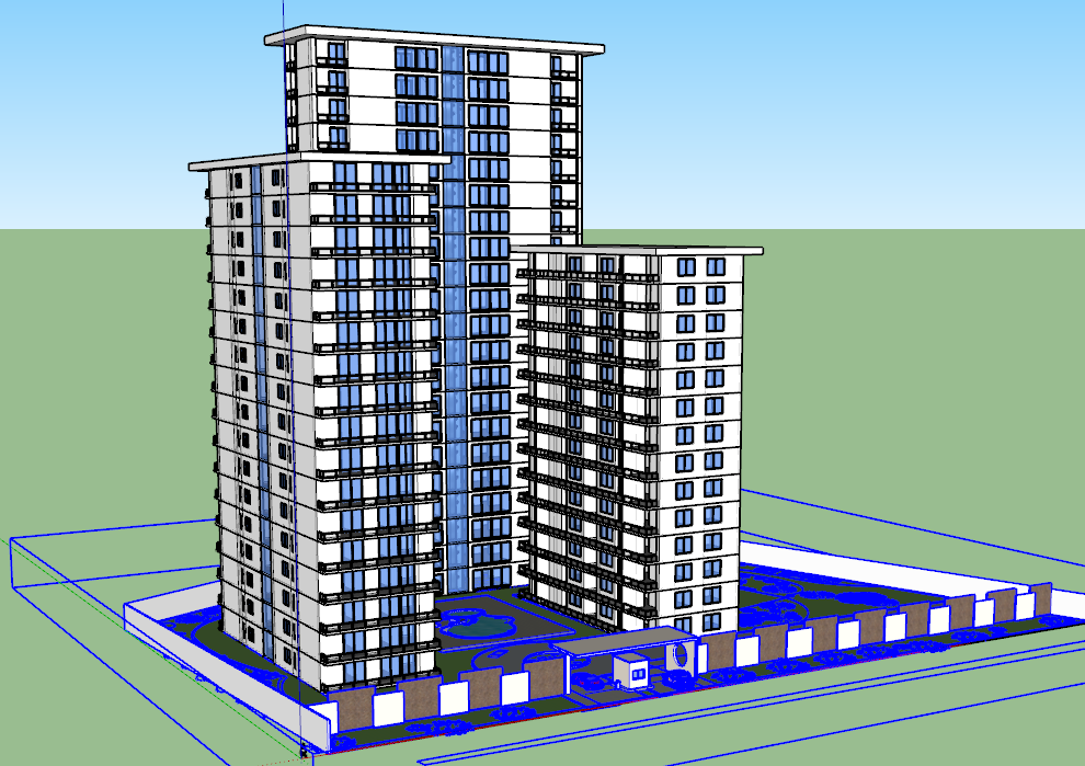 3d Residential Apartment project