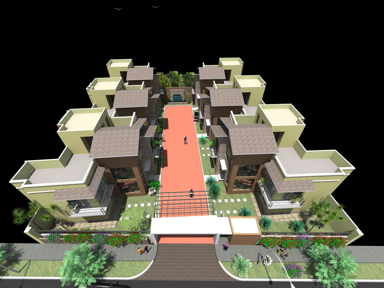 3d Residential Township project