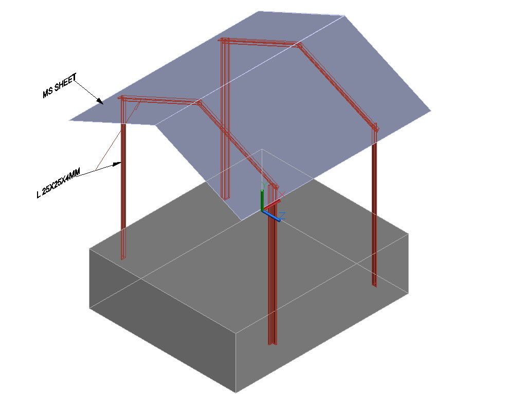 3d Shed DWG File