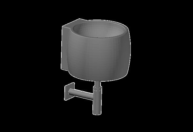 3d Wall Mounted Night Lamp DWG File