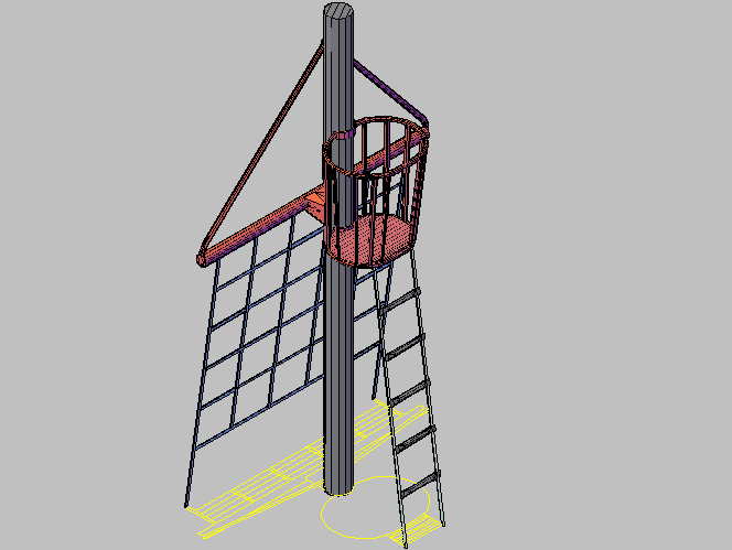 3d design of children playground equipment details of garden dwg file