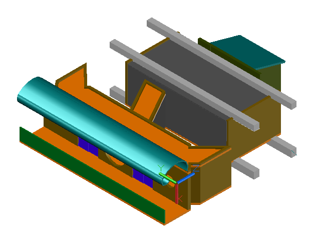 3d design of corporate office accessory dwg file