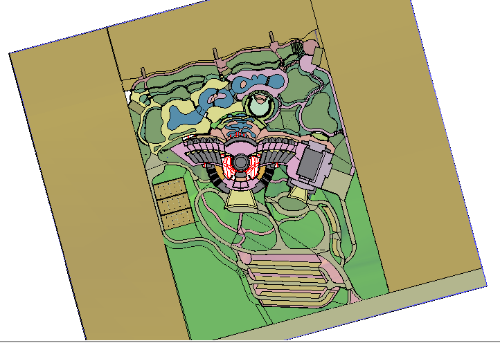 3d design of five star hotel landscaping details dwg file