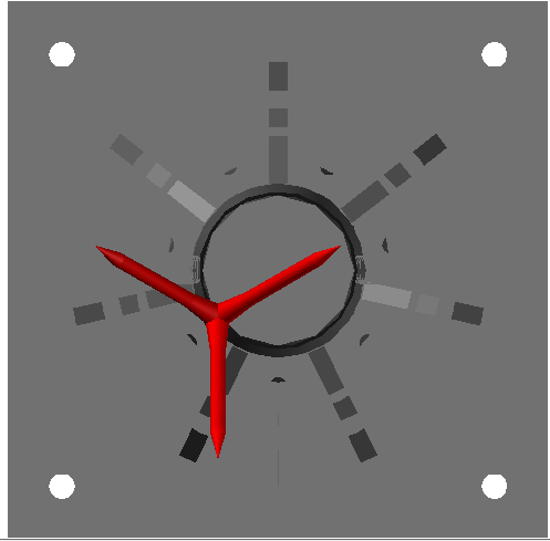 3d design of mast metal detail and tip Franklin type dwg file