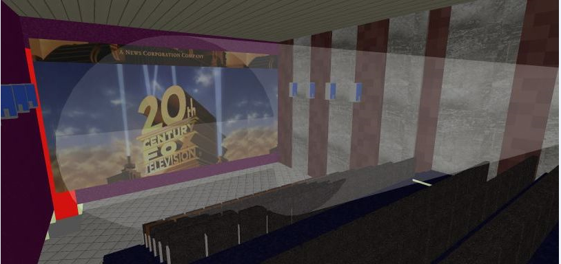 3d design of multiplex theater screen dwg file