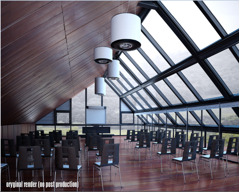 3d design of office conference hall interior dwg file