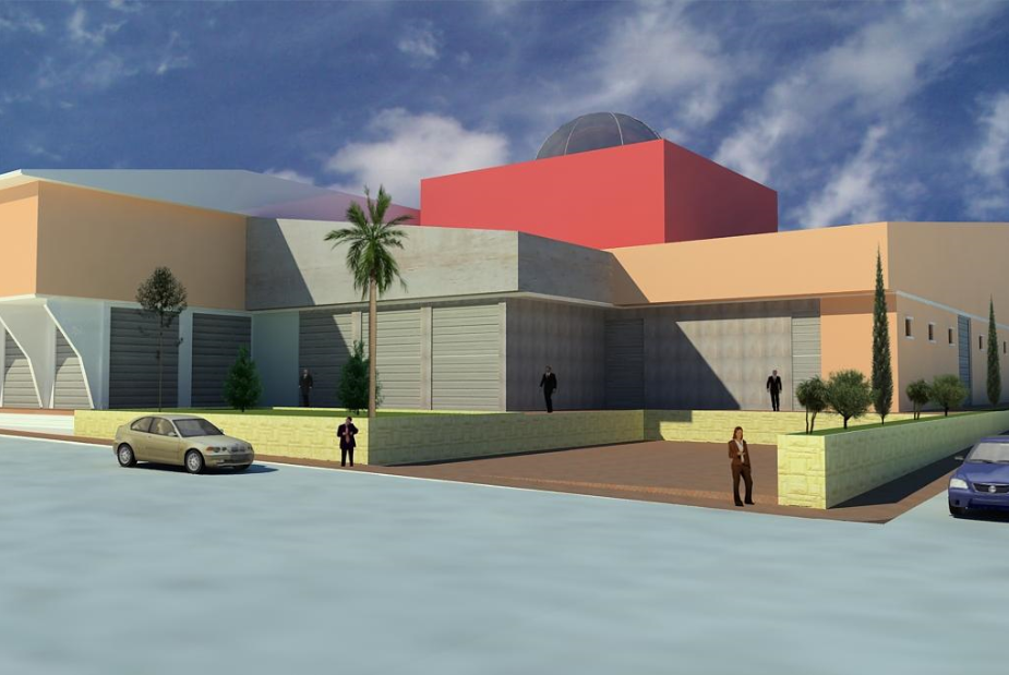3d design of shopping center project dwg file