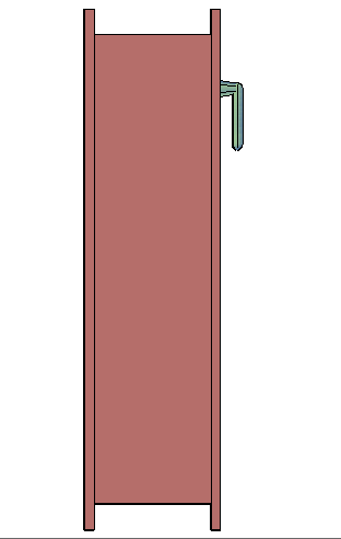 3d design of single house door details dwg file