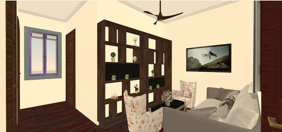 3d drawing room design 
