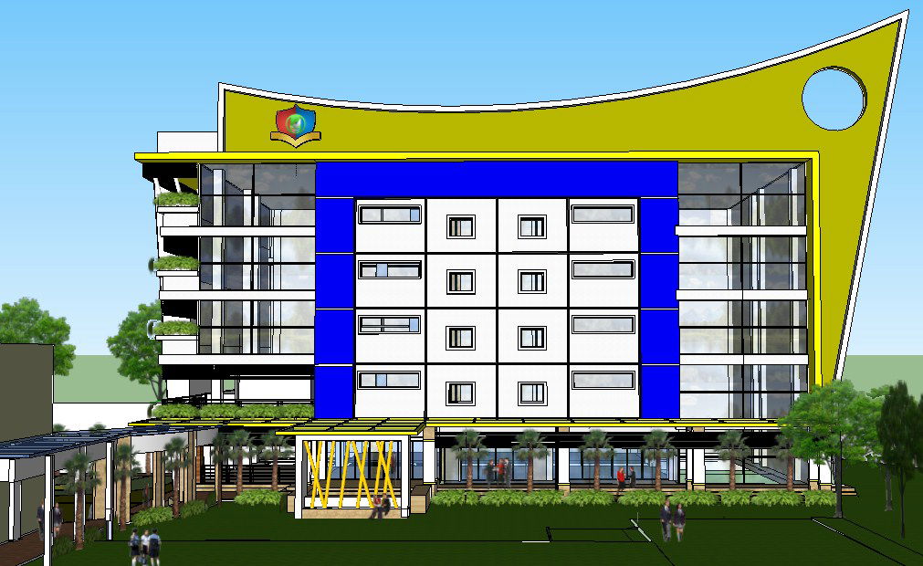 Building 3D Model DWG File with Structural Layout and Design Plan