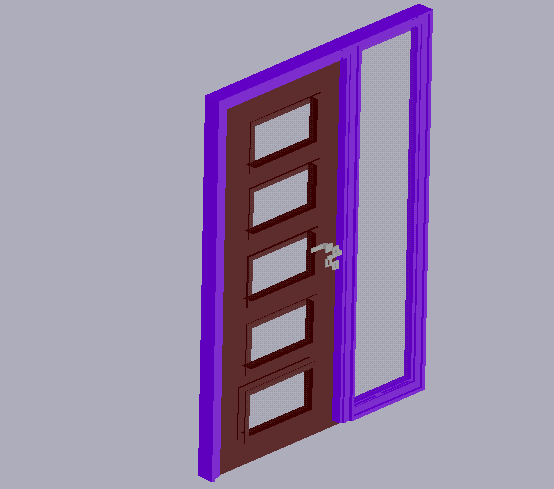 3d view of door design