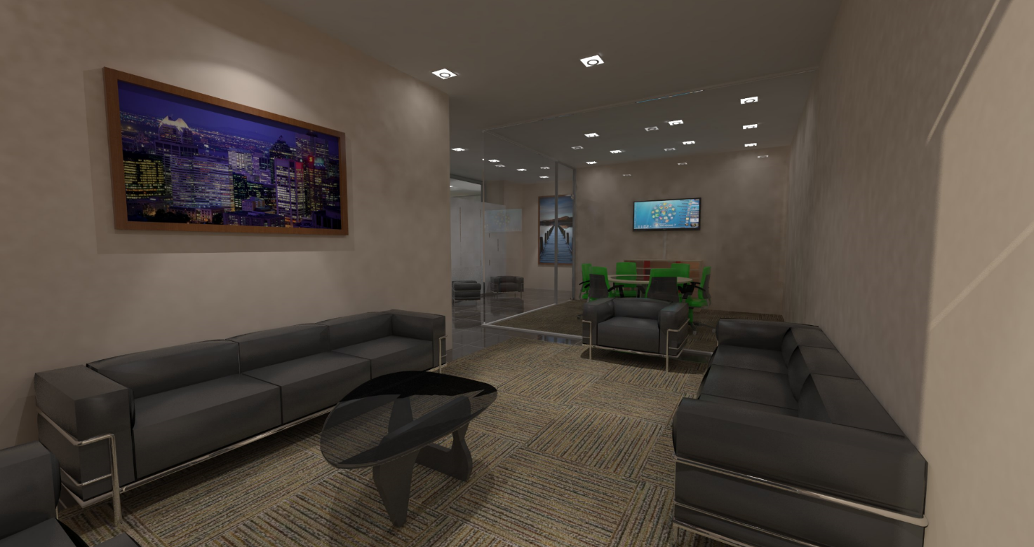 3D Interior Room Design Setup and Layout Design in SKP Format File