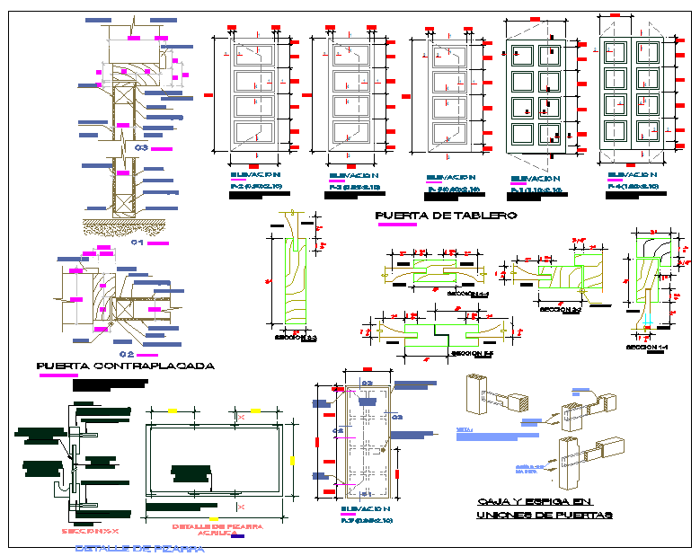 Door Frame Design CAD DWG File Download for Architects and Designers