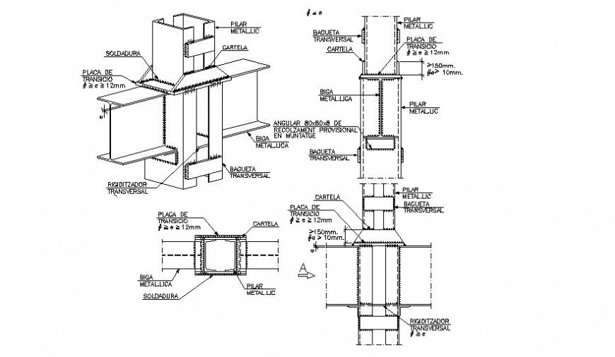 3d and 2d drawings of structural blocks autocad file