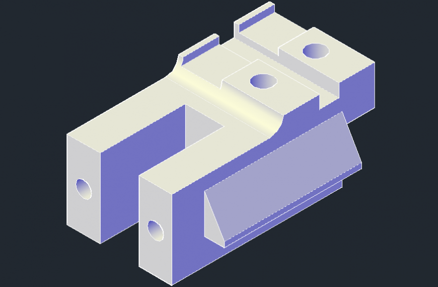 3D blocks model detail