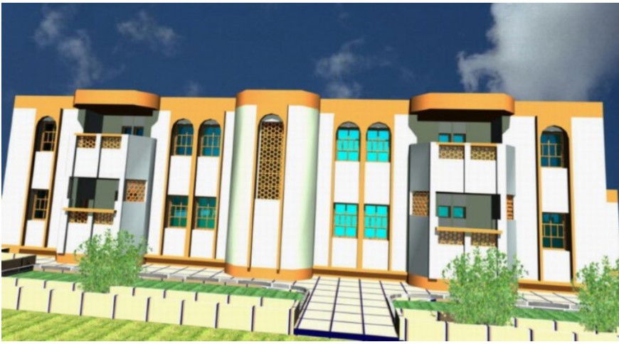 3d cad drawing of back elevation auto cad software