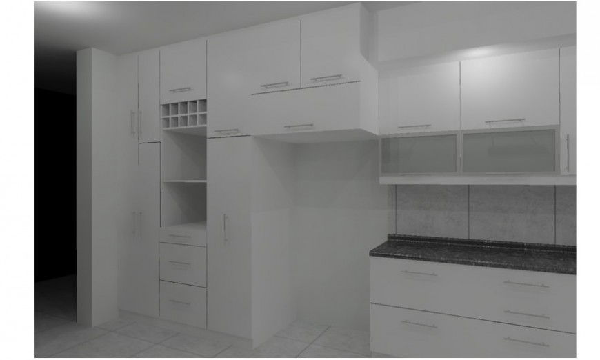 3d cad drawing of kitchen 3d output auto cad software