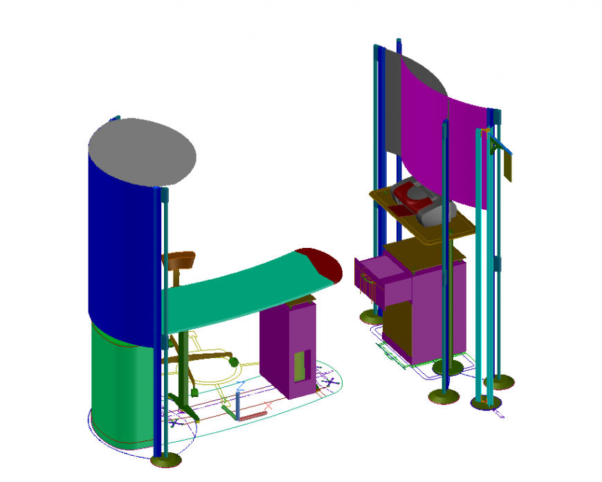 3d cad drawing of mesa 3d elevation auto cad software