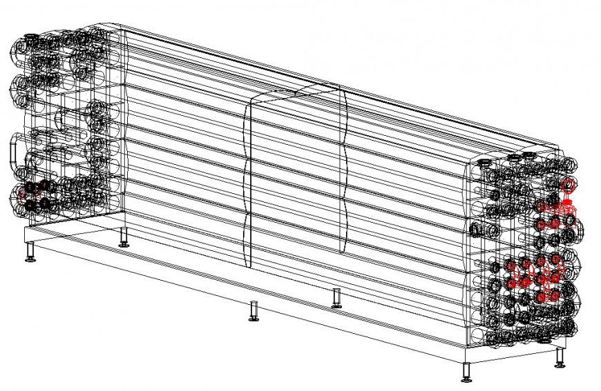 3d cad drawing of work station table autocad software