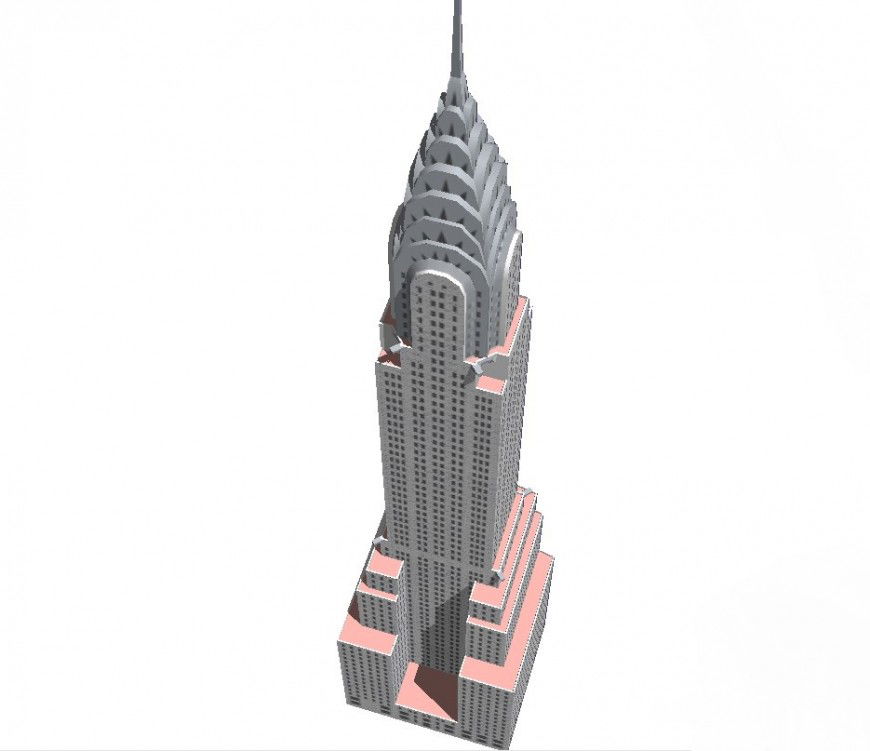 3d Chrysler building skp file