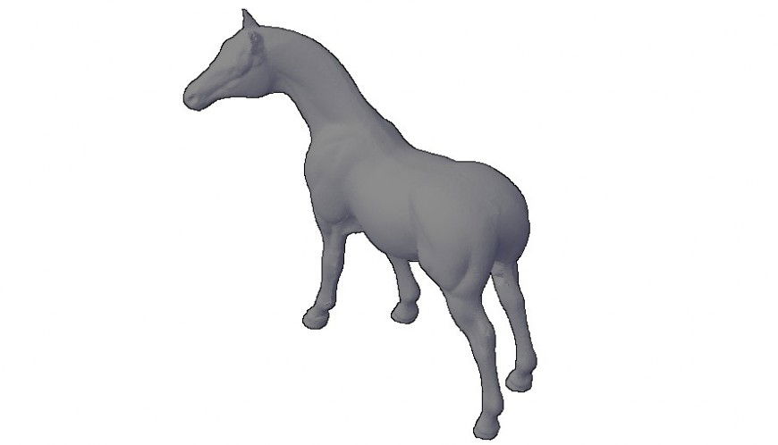 3d drawings details of animal horse block autocad file