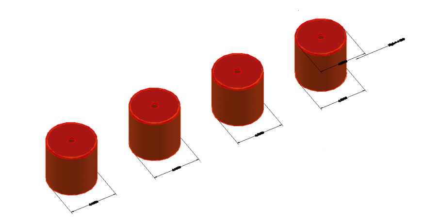 3D Front side View Block Detail Download file