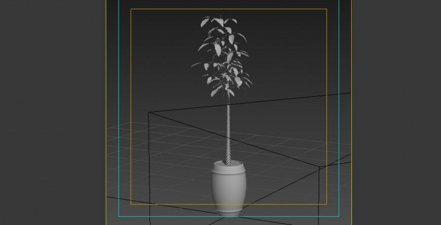 3d model block of landscaping plant detail revit file