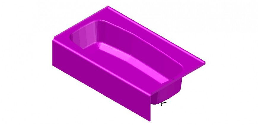 3d model detail of sanitary bathroom block layout file in autocad format