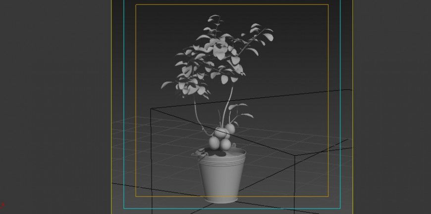 3d model landscaping plant block detail layout revit file