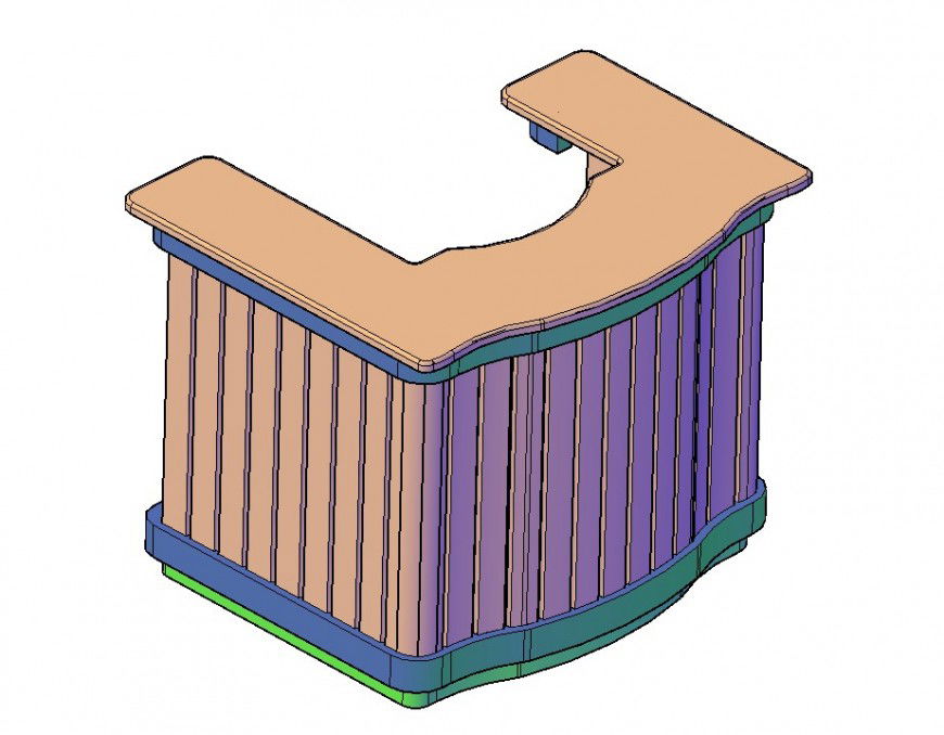 3d model layout CAD furniture block autocad file