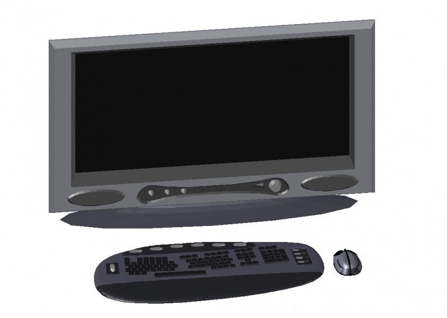 3d model of computer cad file