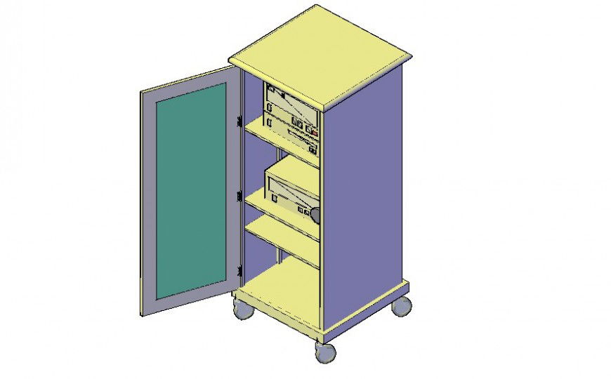 3d model of electrical blocks drawings in dwg format