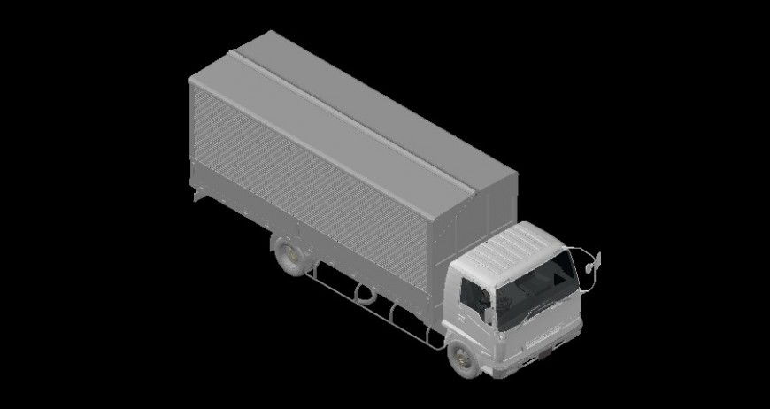 3d model of heavy transportation truck drawings autocad file