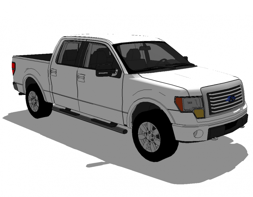 3d model of jeep detail vehicle block sketch-up file