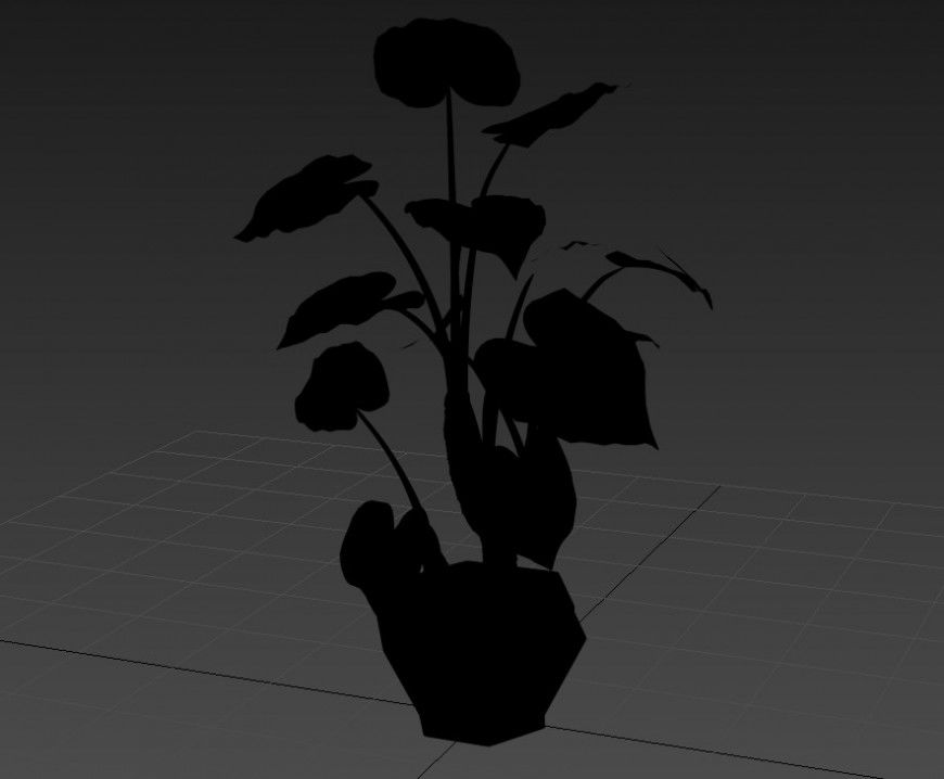 3d model of landscaping plants layout 3d max file