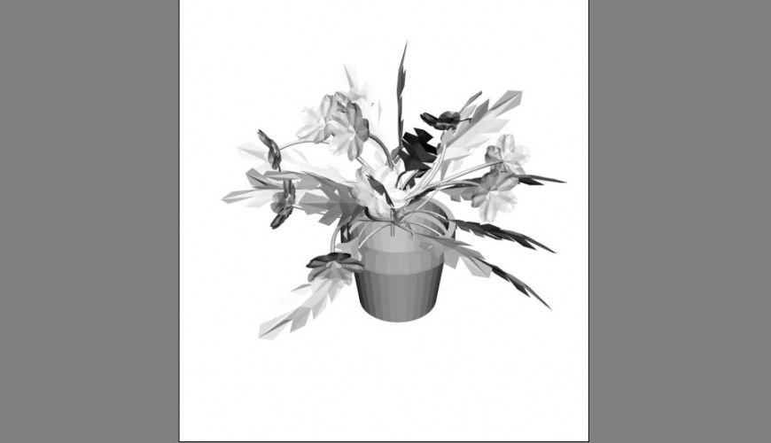 3d model of landscaping unit of flower pot 3d max file