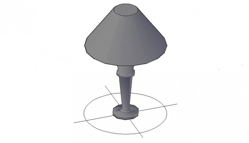 3d model of light lamp details drawing of electrical units autocad file