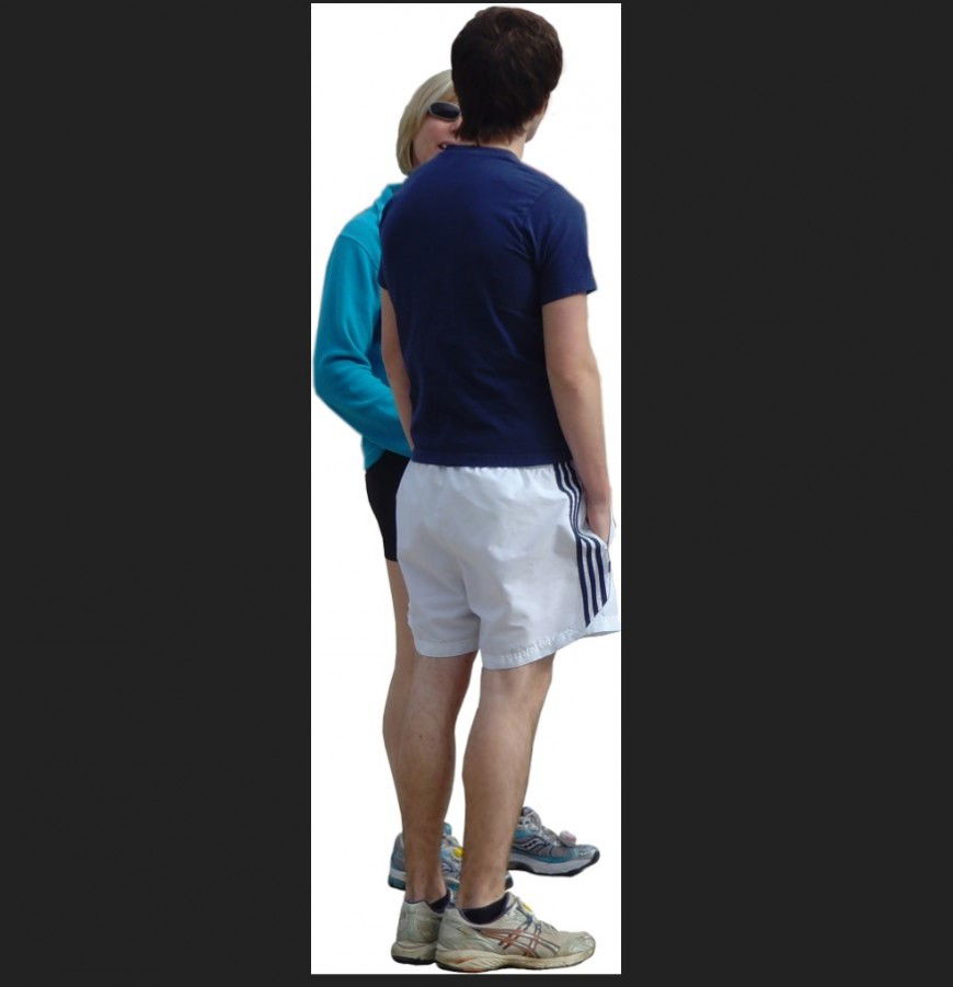 3d model of Man and woman detail CAD blocks layout file