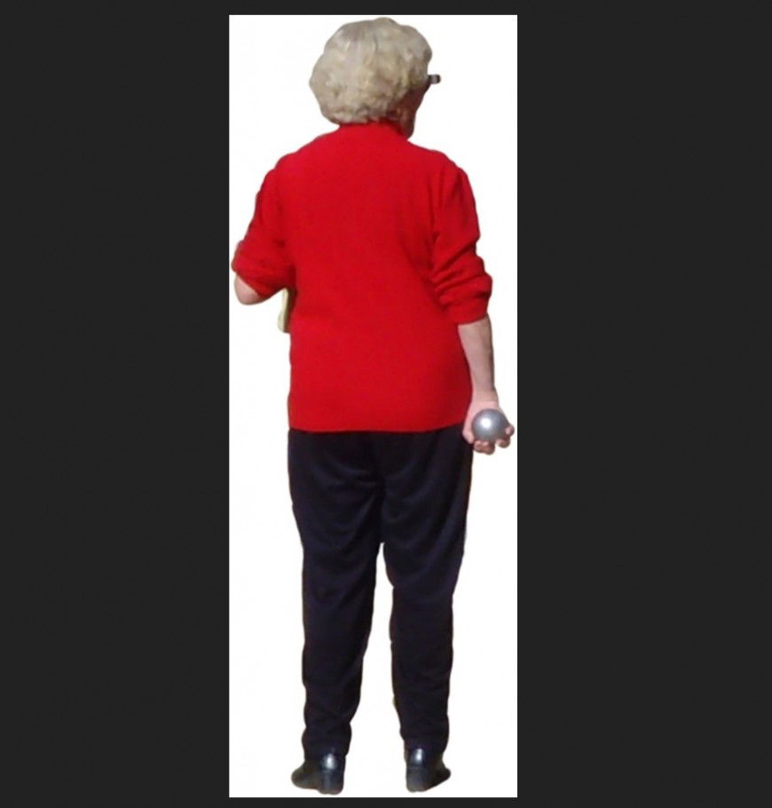 3d model of Old aged woman detail layout JPEG file