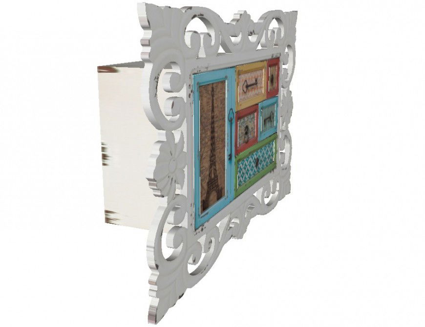 3d model of partition design layout sketch-up file