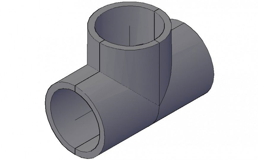 3d model of pipe bracket detail autocad file