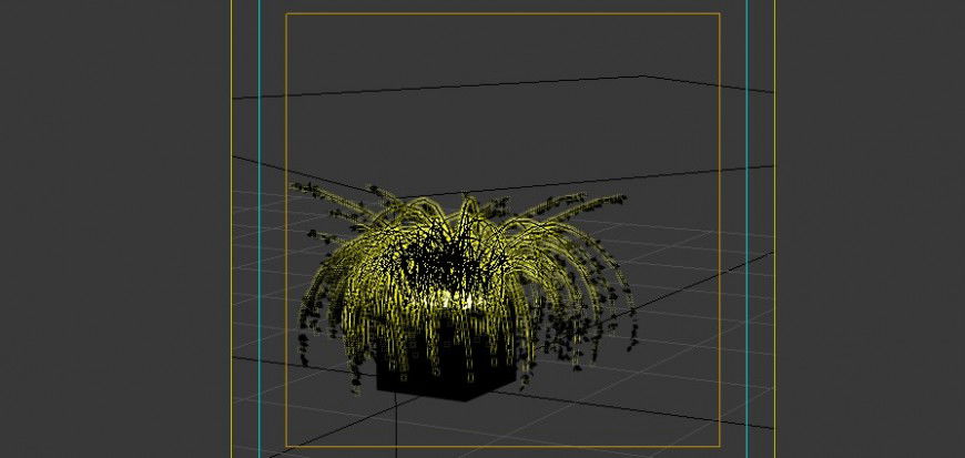 3d model of planter detail layout 3d max file
