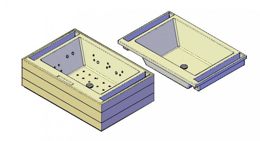 3d model of sanitary water closet 2d drawing in autocad