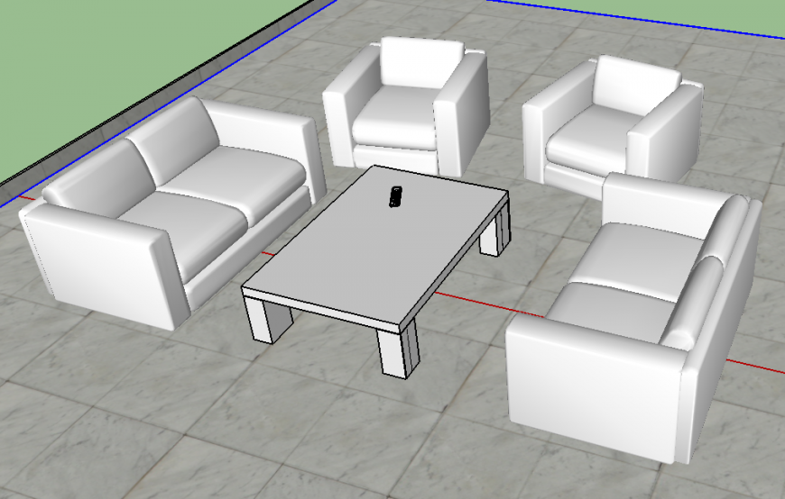3D Model of sofa-set design