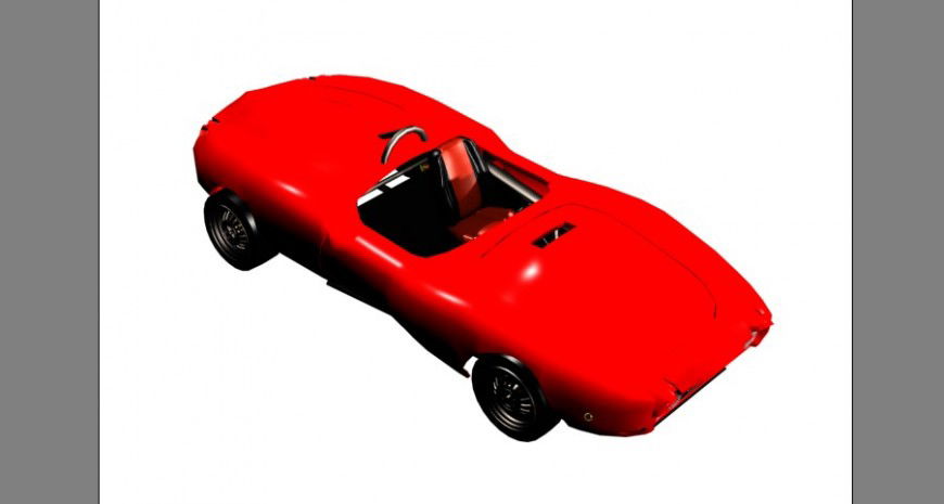 3d model of sports toy car detail 3d model 3d max file