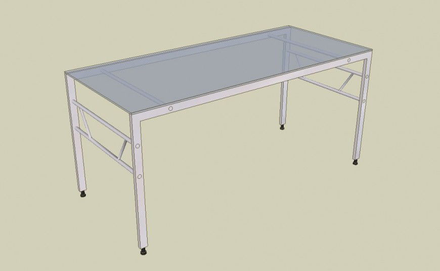 3d model of Table detail layout furniture block sketch-up file