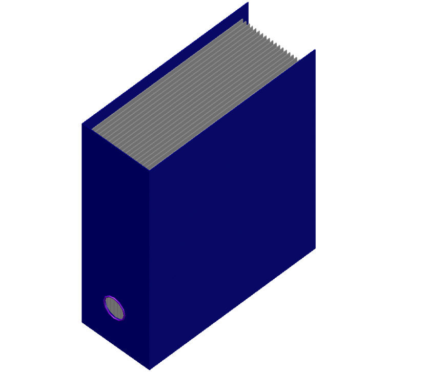 3d model of the book in dwg AutoCAD file.