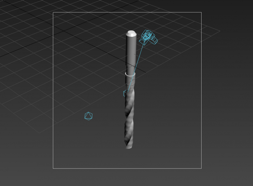 3d model of the drilling machine drill bit layout 3d max file