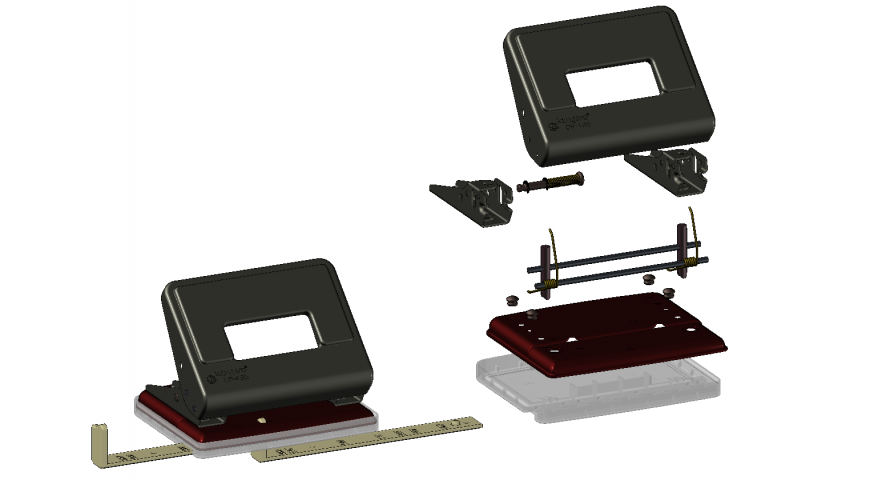3d model of the stationary punch in dwg AutoCAD file.